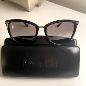 Ralph Lauren Women’s Cat Eye Black Sunglasses